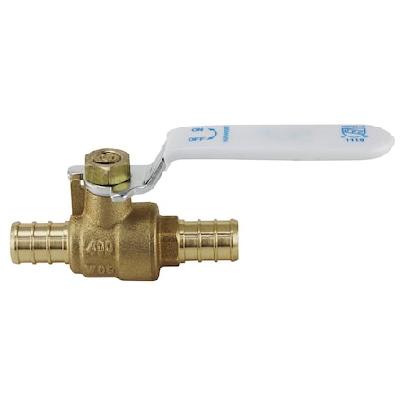 Apollo 1/2 in. Brass PEX Barb Ball Valve APXV1212